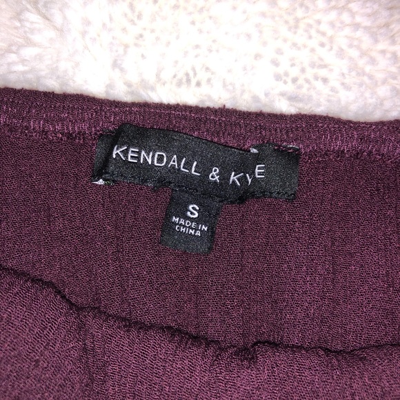 Off the Shoulder Maroon Full Length Top - Picture 2 of 2